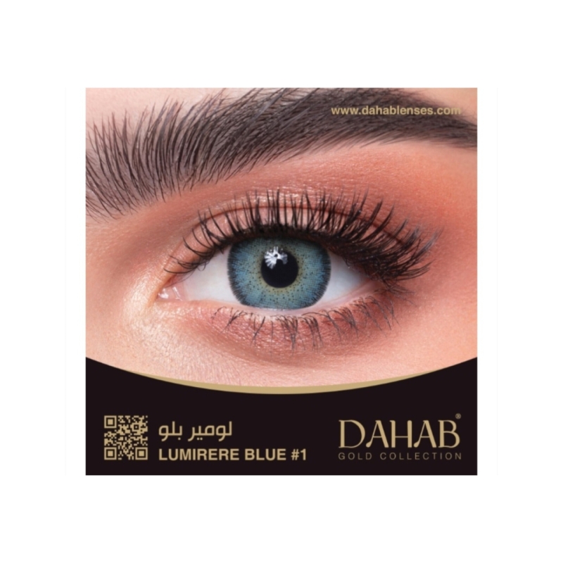 لنز  دهب رنگ لومیربلو  کد ۱#