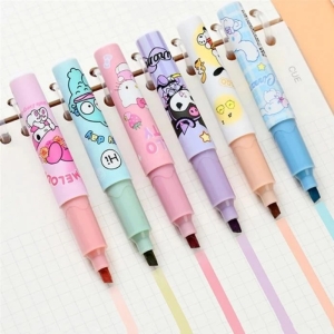 ماژیک علامت گذار مدل ملودی کرومی بسته 6 عددی