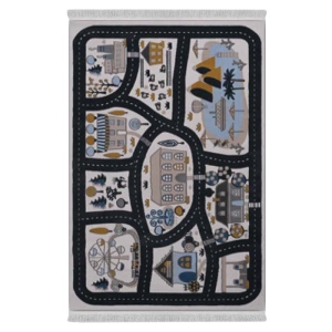 فرش پارچه‌ای دفه مدل فرشینه طرح فانتزی کد 8102