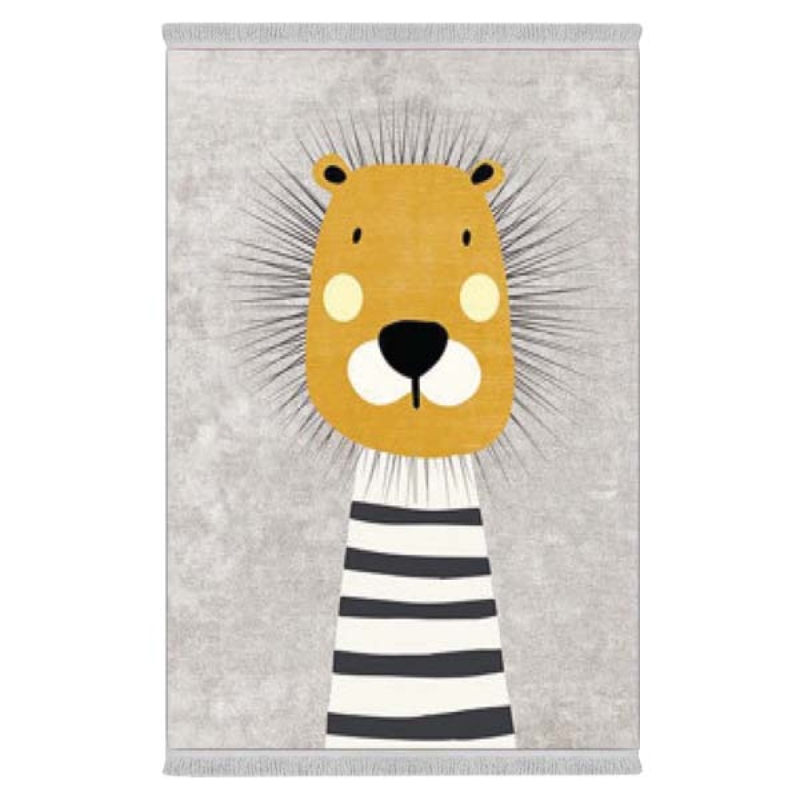 فرش پارچه‌ای دفه مدل فرشینه طرح فانتزی کد 8094