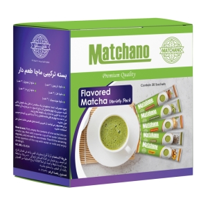 بسته ترکیبی ماچا طعم دار ماچانو جعبه 30 عددی