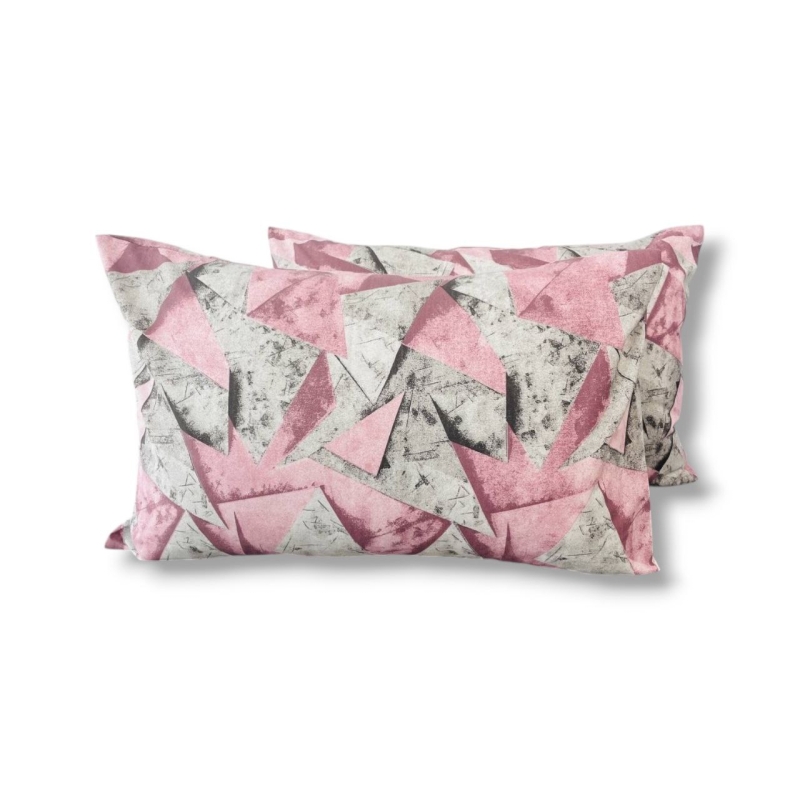 روبالشی پاکتی مدل هندسی سایز ۵۰*۷۰ بسته ۲ عددی