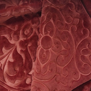 پتو گلبافت یکنفره گل برجسته GOLBAFT + کیف سایز 160*220 سانتی متر