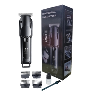 ماشین اصلاح شارژی سروصورت و خط زن نمایشگردار مدل CL-003