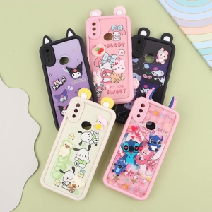 کاور طرح موج دار عروسکی برجسته مناسب برای گوشی موبایل سامسونگ مدل Samsung Galaxy A10s