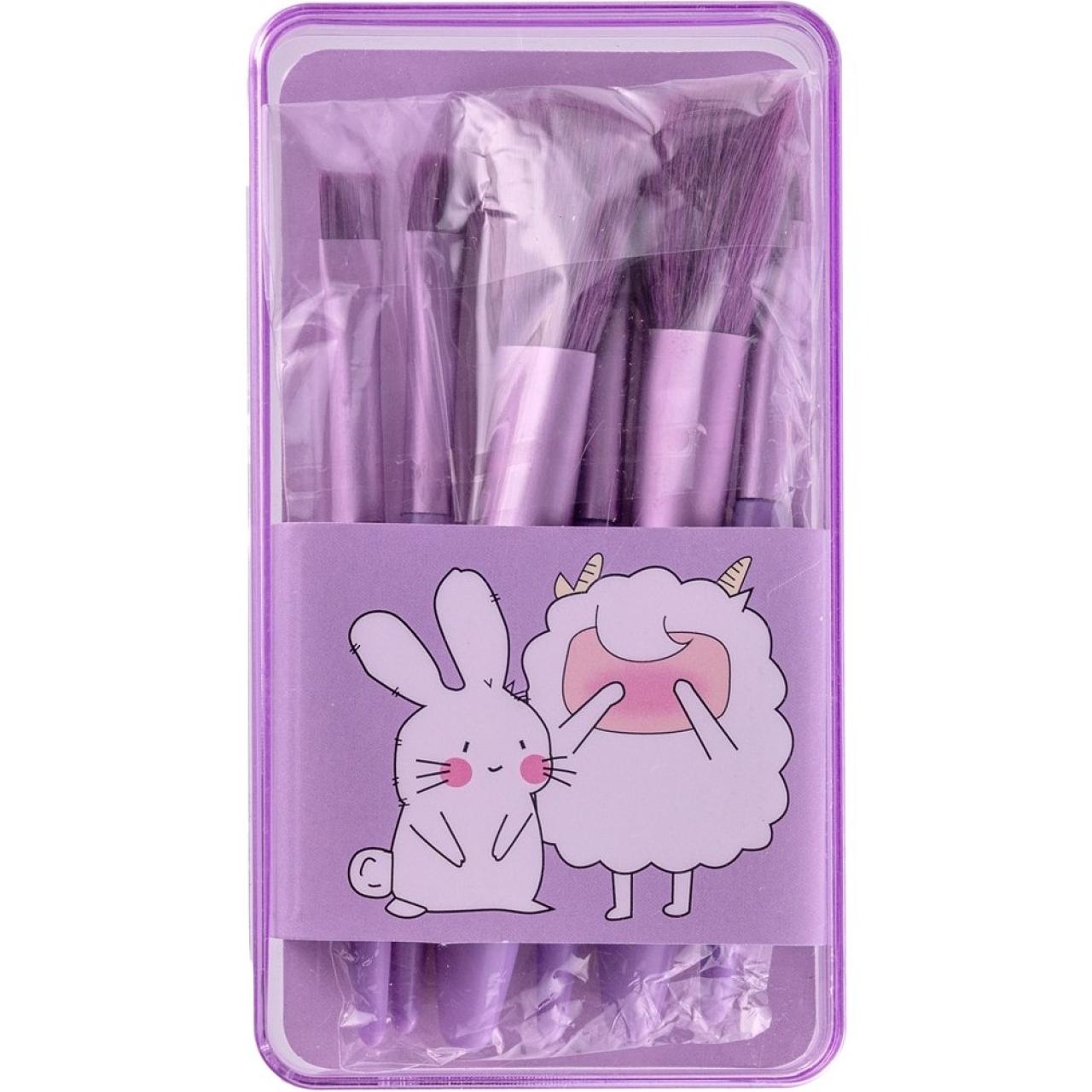 ست براش  میشا مدل مینی مجموعه 6 عددی رنگ بنفش