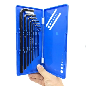 آچار آلن بلند ای زد دی مدل جعبه دار کد CR-V-9PCS مجموعه 9 عددی