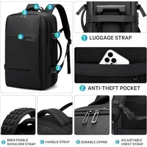 کوله پشتی لپ تاپ وکیوم دار بنج مدل 3028