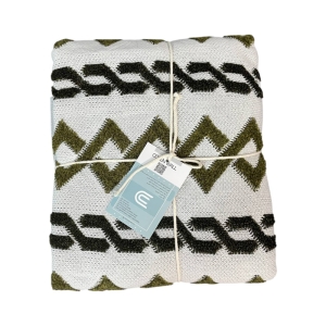 شال مبل کورن وال مدل زیگزاگی ابعاد ۱۴۰*۱۸۰ سانتی‌متر