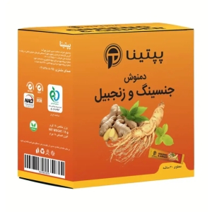 دمنوش جینسینگ و زنجبیل 30 ساشه پپتینا بدون قند