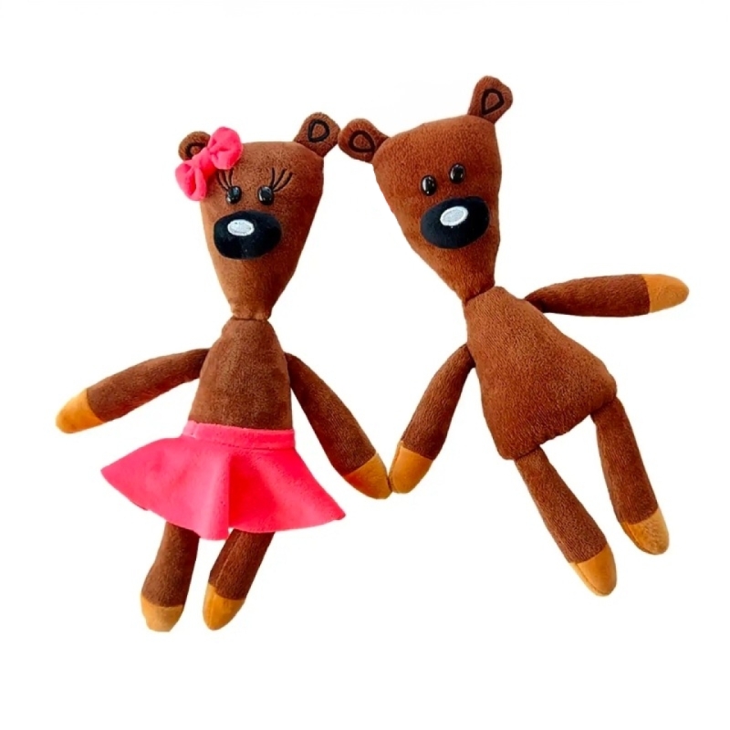 عروسک مدل تدی مستربین بسته ی ۲ عددی