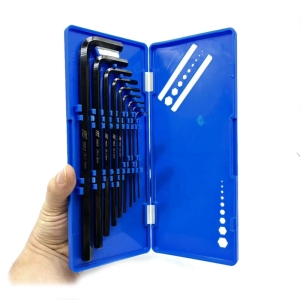 آچار آلن بلند ای زد دی مدل جعبه دار کد CR-V-9PCS مجموعه 9 عددی