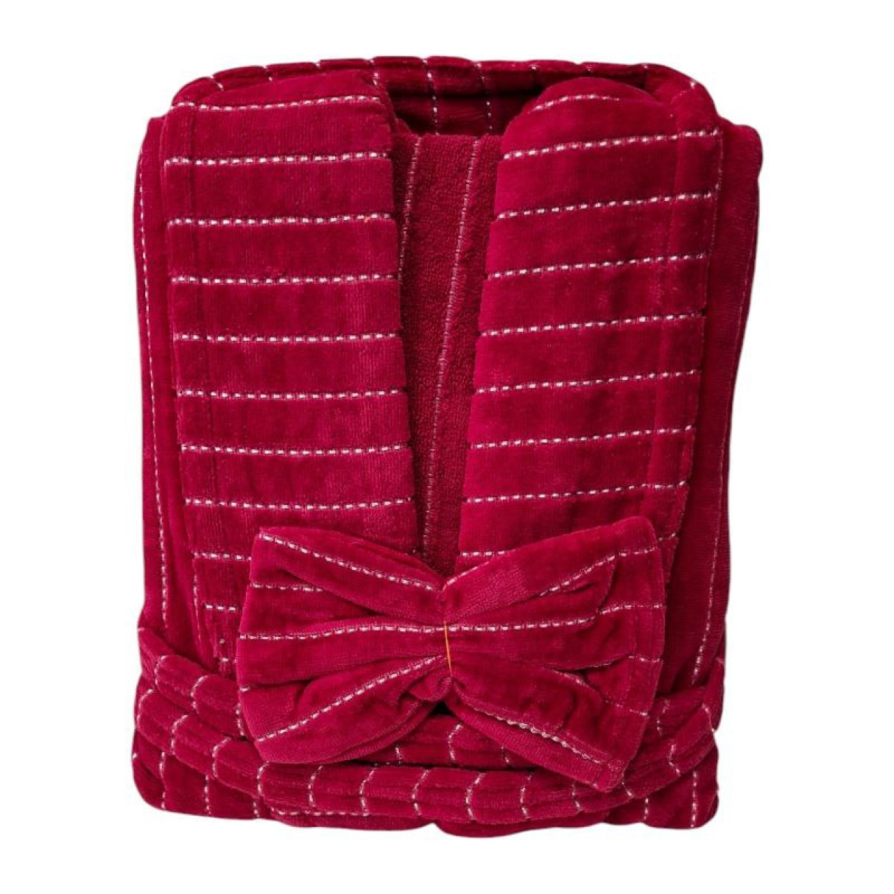 حوله تنپوش پرزبلند تنپاک 125 به همراه کمربند و لیف پاپیونی 