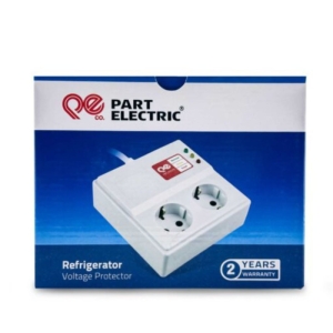 محافظ ولتاژ یخچال 2 خانه پارت الکتریک با کابل 1.8 متری کد 767