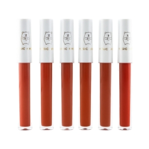 رژ لب مایع مجیک کاسا مدل خرسی بسته 6 عددی حجم 12 میل