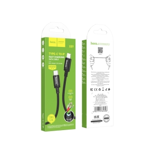 کابل تبدیل USB-C به لایتنینگ هوکو مدل X89 20W طول 1 متر 