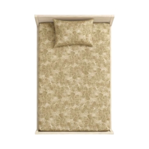 سرویس ملحفه تکنفره دورکش تترون طرح ماربل سایز ۲۰۰*۹۰