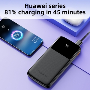 پاوربانک ترانیو مدل T-D08 ظرفیت 10000 میلی آمپر ساعت