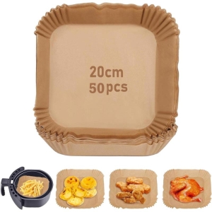 کاغذ نسوز سرخ کن بدون روغن بسته 50 عددی مدل مربعی