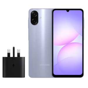 گوشی موبایل سامسونگ مدل Galaxy A07 4G دو سیم کارت ظرفیت 64 گیگابایت و رم 4 گیگابایت به همراه شارژر 25 وات سامسونگ 
