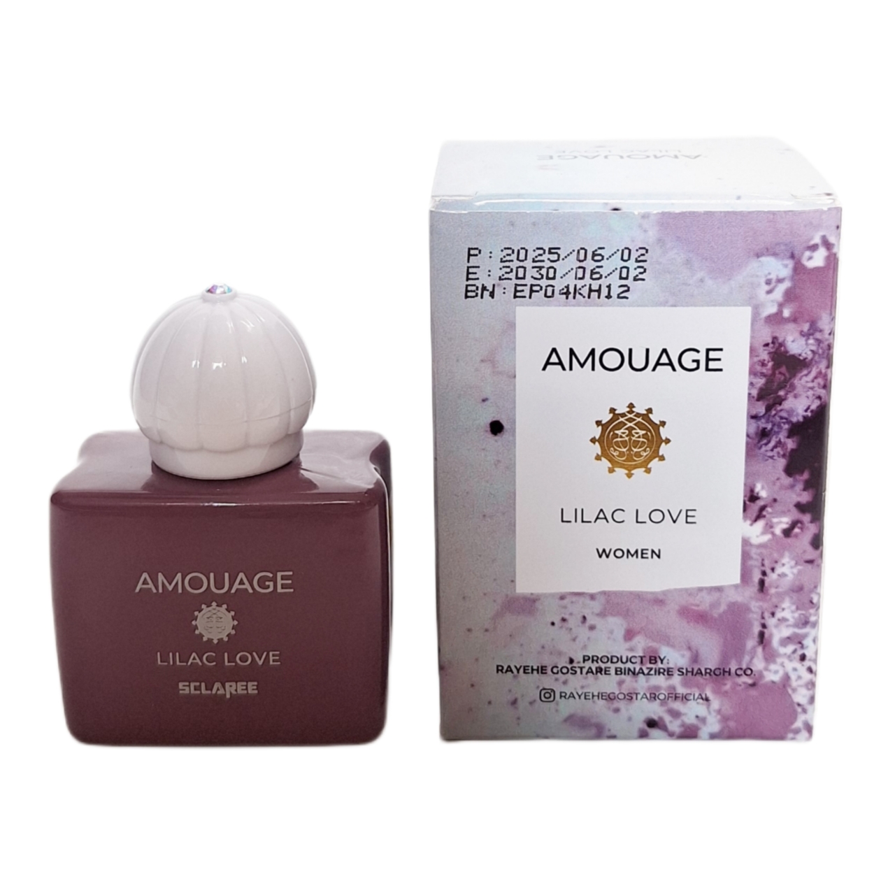 ادو پرفیوم زنانه اسکلاره مدل آمواج لیلاک لاو حجم 30میل