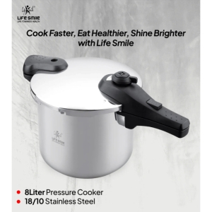 زودپز دو کاره لایف اسمایل 8 لیتری مدل ZDS-2-8L