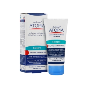 کرم مرطوب کننده صورت و گردن اگزو پرو آتوپیا آردن حجم ۵۰ میلی لیتر 