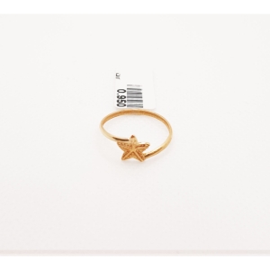  انگشتر طلای ۱۸ عیار مدل مینیمال کد 44 سایز 53