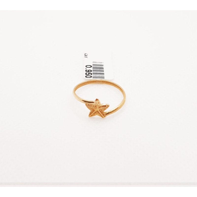  انگشتر طلای ۱۸ عیار مدل مینیمال کد 44 سایز 53