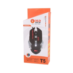 ماوس با سیم مخصوص بازی گلد مدل T5