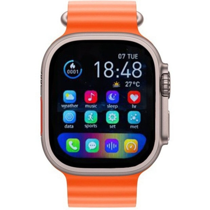 ساعت هوشمند مدل Q20 ULTRA 2 تمام صفحه نمایش 49mm سری 8