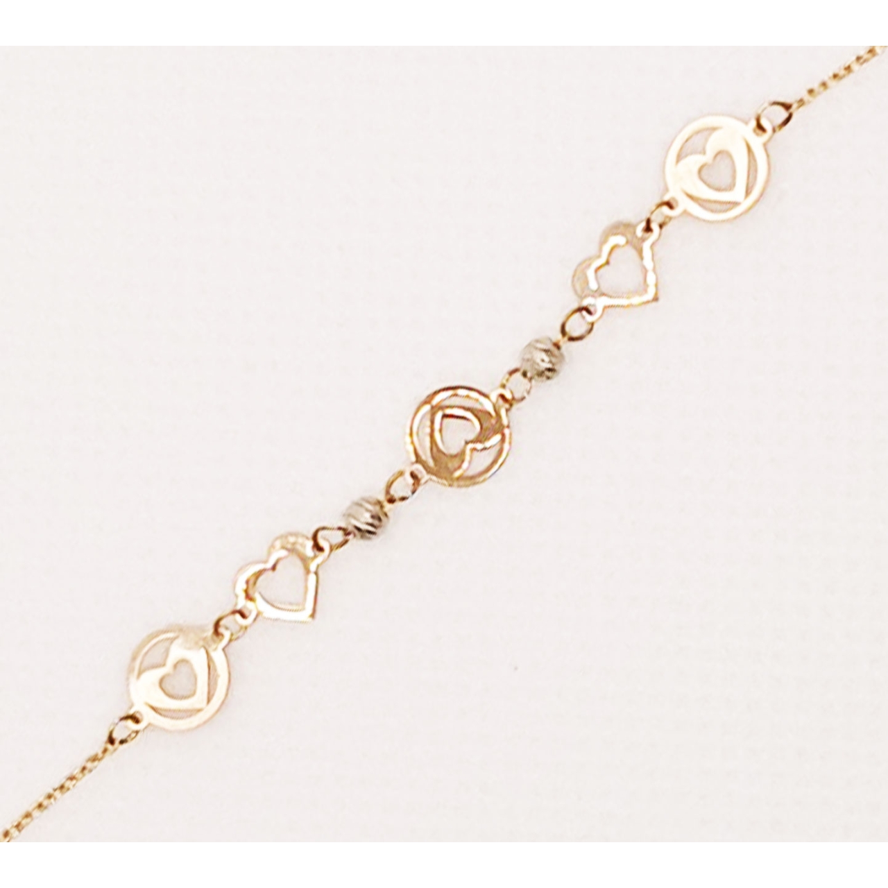  دستبند طلای 18 عیار مدل لیزری کد 91