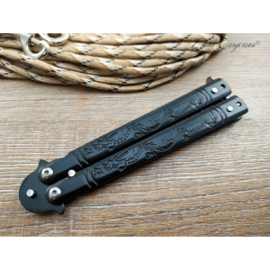 چاقو سفری پروانه ای مدل اژدها