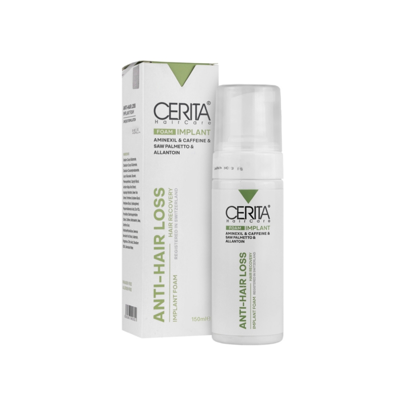 شامپو فوم ایمپلنت سریتا حجم ۱۵۰ میلی لیتر