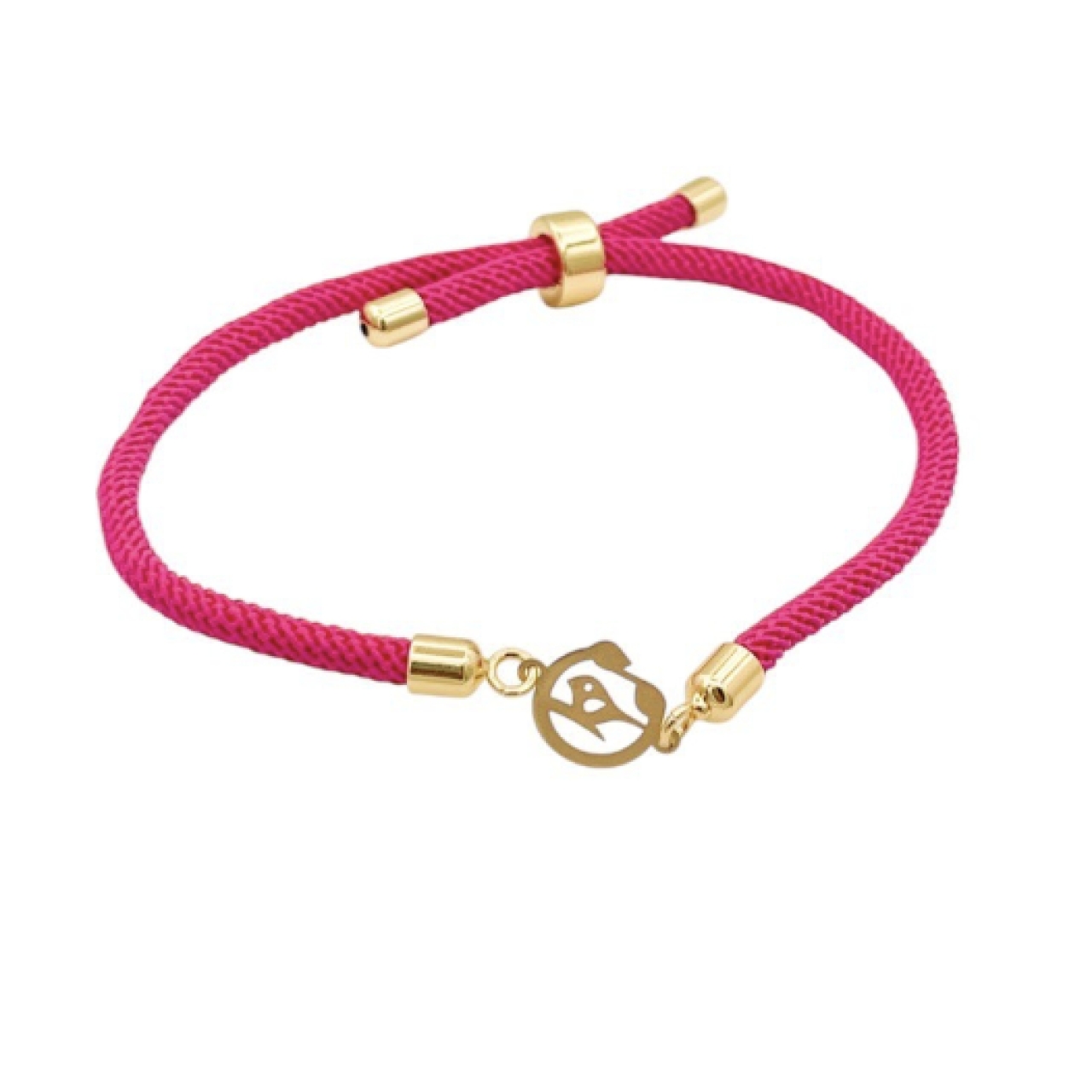 دستبند طلای 18 عیار بند ابریشمی کد DP172