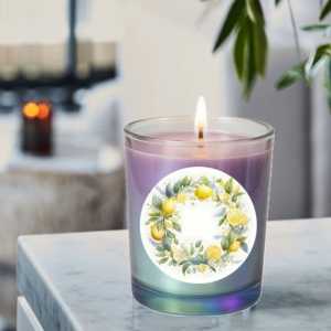 شمع معطر لیوانی رایحه لیمو