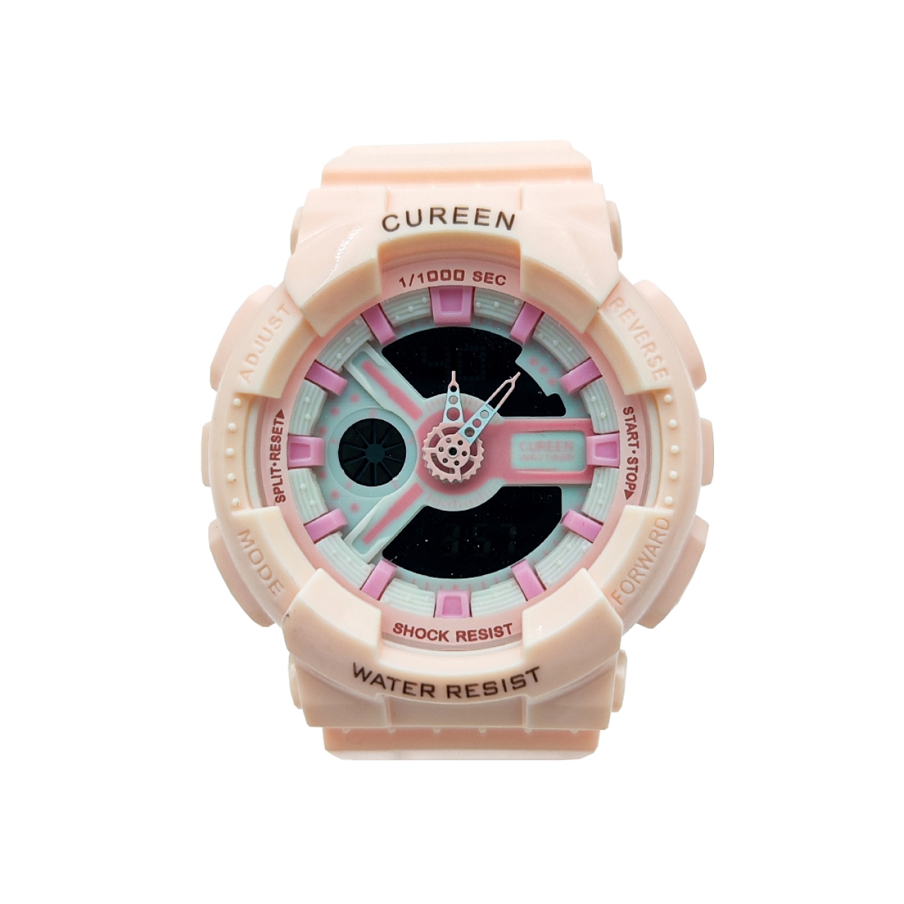 ساعت مچی زنانه کرین مدل shock_Pink 1