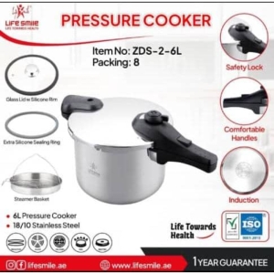 زودپز دو کاره لایف اسمایل 6 لیتری مدل ZDS-2-6L
