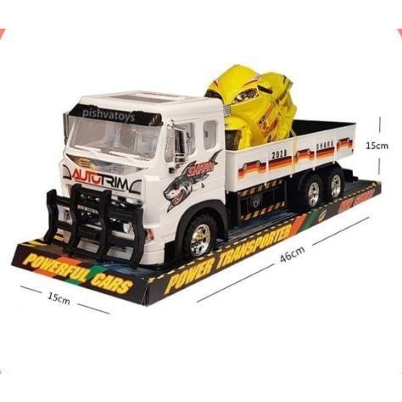 ماشین اسباب بازی کامیون مدل حمل موتور