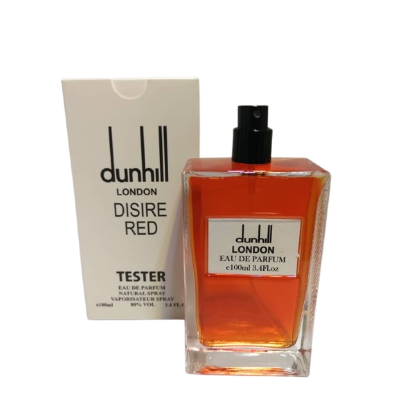 تستر جعبه سفید مردانه دانهیل مدل دیزایر قرمز حجم 100 میلی لیتر