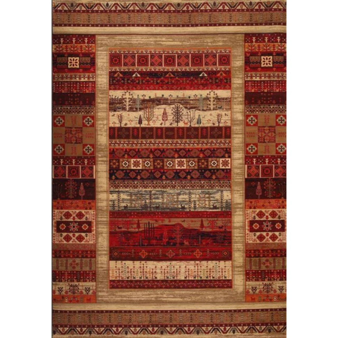 فرش ماشینی 81127 یاقوت آراکو