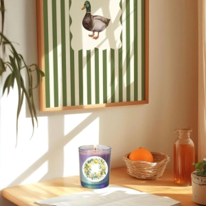 شمع معطر لیوانی رایحه لیمو