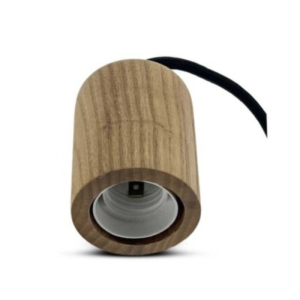 سرپیچ آویز لامپ چوبی