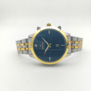 ساعت مچی عقربه ای ست زنانه و مردانه رومانسون مدل gold-silver 01