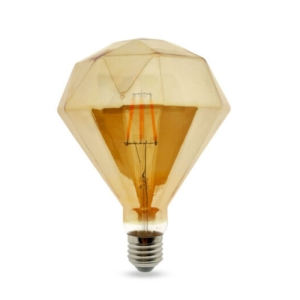 لامپ فیلامنتی 6 وات مدل الماس کف تخت پایه E27