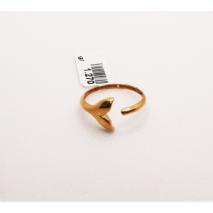  انگشتر طلای ۱۸ عیار مدل مینیمال کد 51 سایز 55