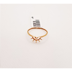  انگشتر طلای ۱۸ عیار مدل مینیمال کد 53 سایز 53