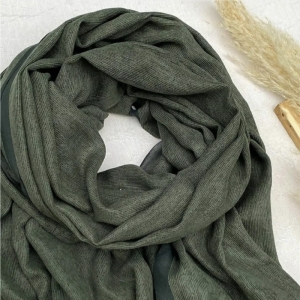 شال زنانه پاییزه مخمل کبریتی