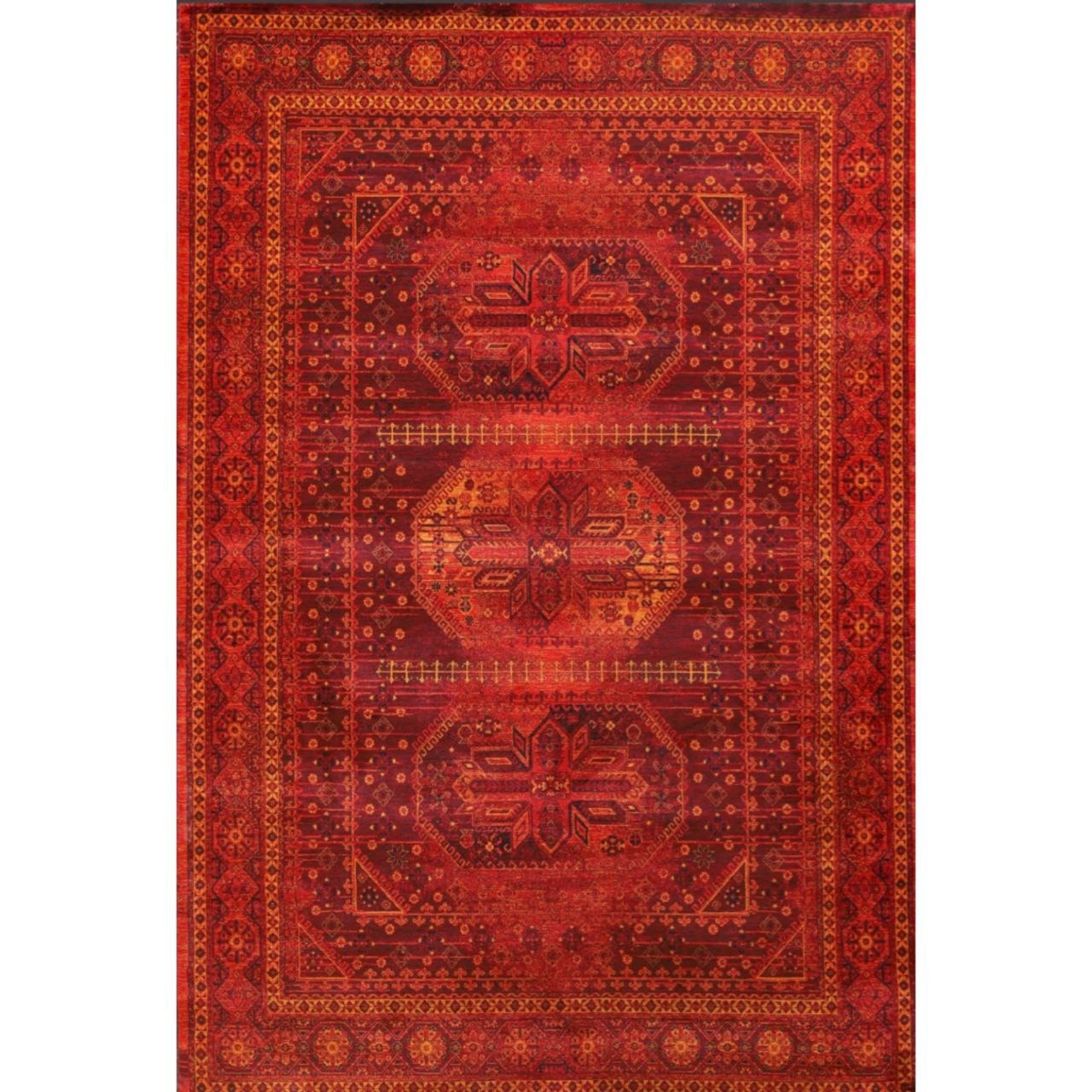 فرش ماشینی 81401 یاقوت آراکو