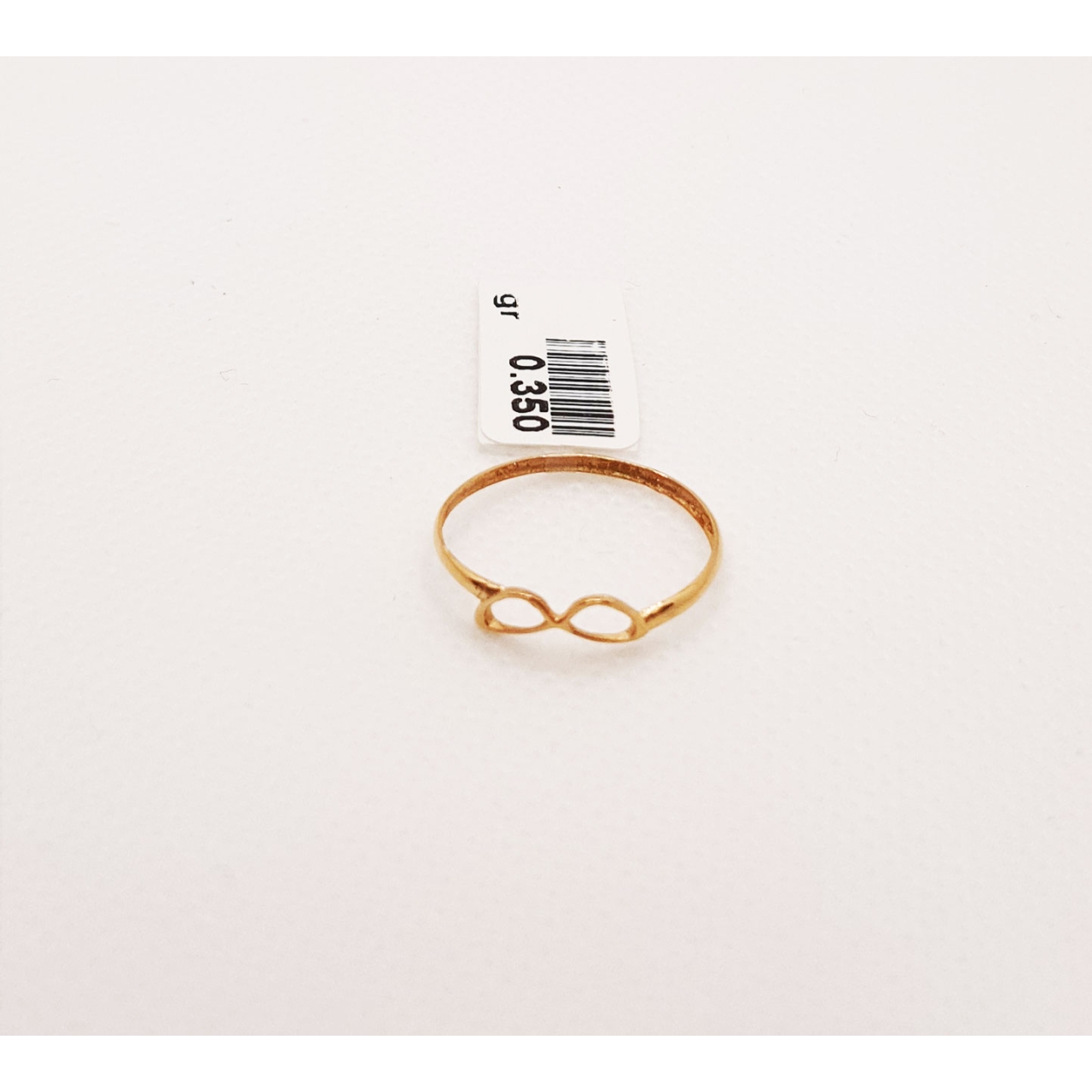 انگشتر طلای ۱۸ عیار مدل مینیمال کد 37